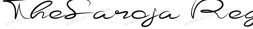 TheSaroja Regular字体转换